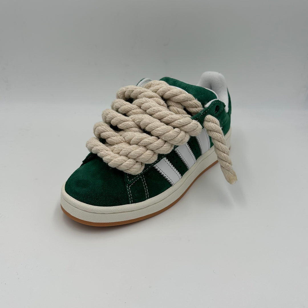 Adidas Originals Junior Campus 00S Green with rope laces Sneaker
