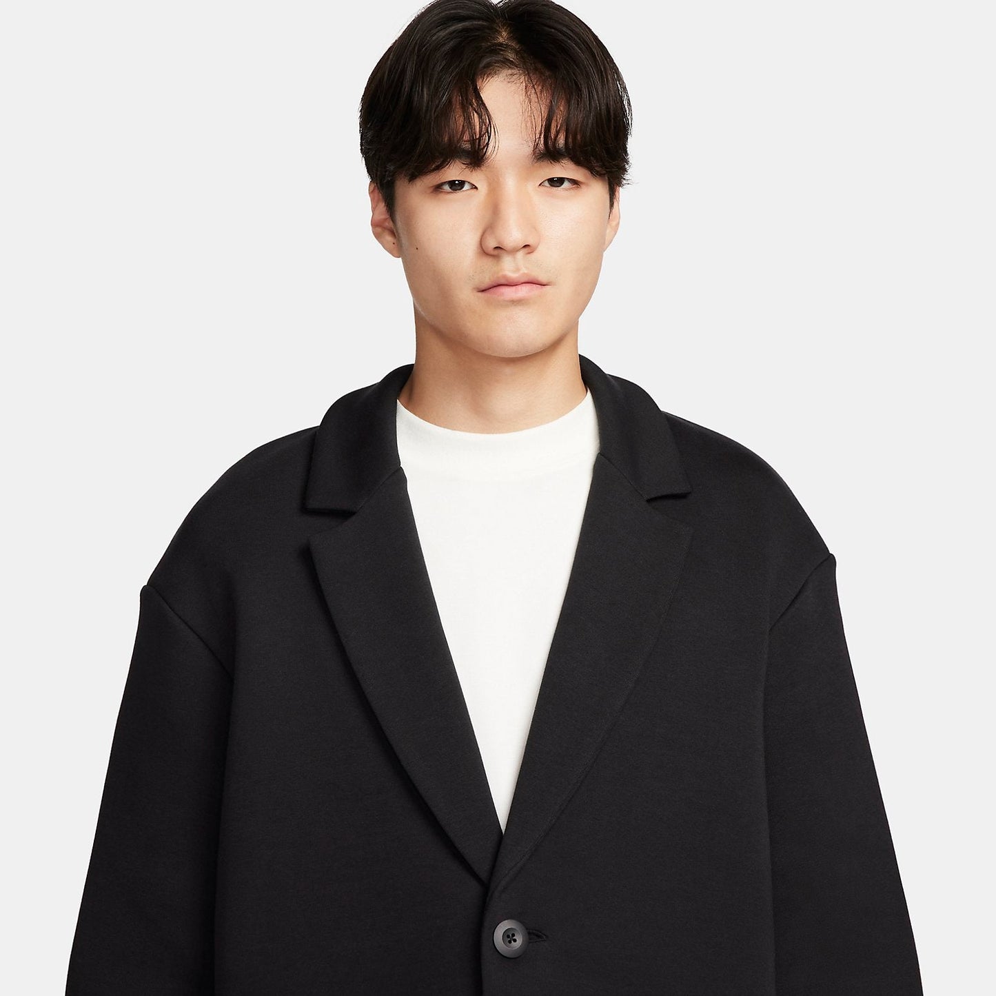 Nike Sportswear Tech Fleece Reimagined Loose Fit Trench Coat 'Black' FN0602-010