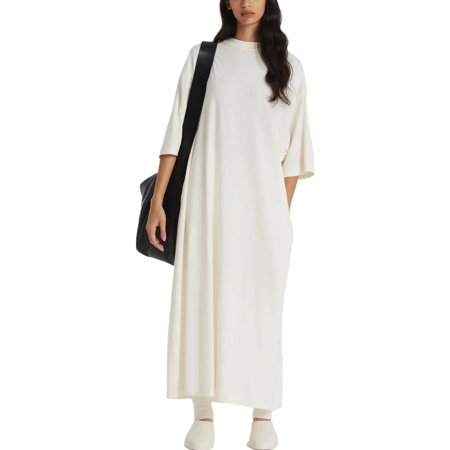 (WMNS) Fear of God Essentials FW23 3/4 Sleeve Dress 'Cloud Dancer' 125BT235041FW