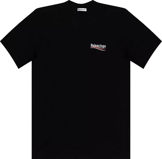 Balenciaga Political Campaign T-Shirt 'Black'