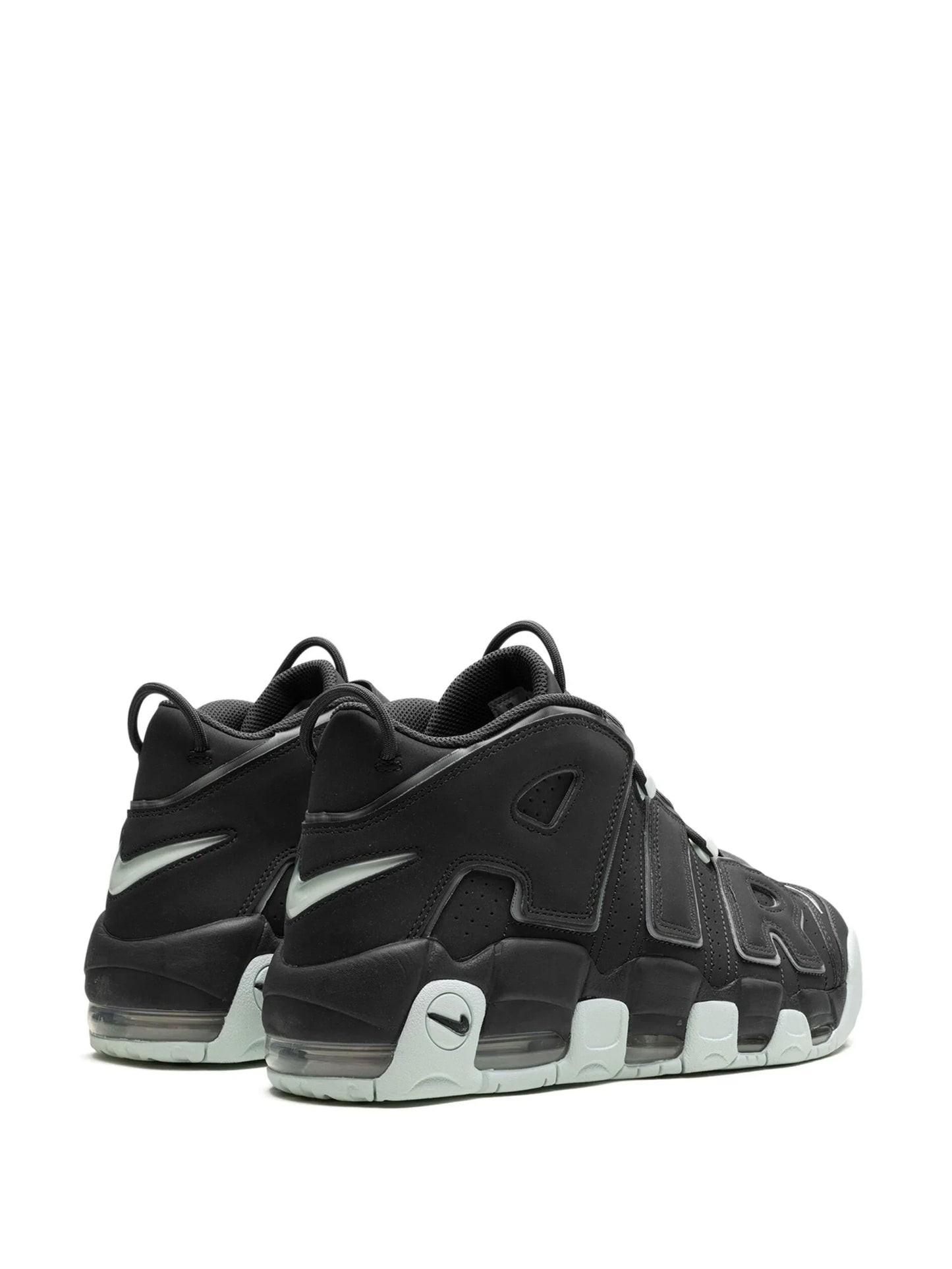 Nike Air More Uptempo "Dark Smoke Grey/Light Smoke Grey/Barely Green" sneakers