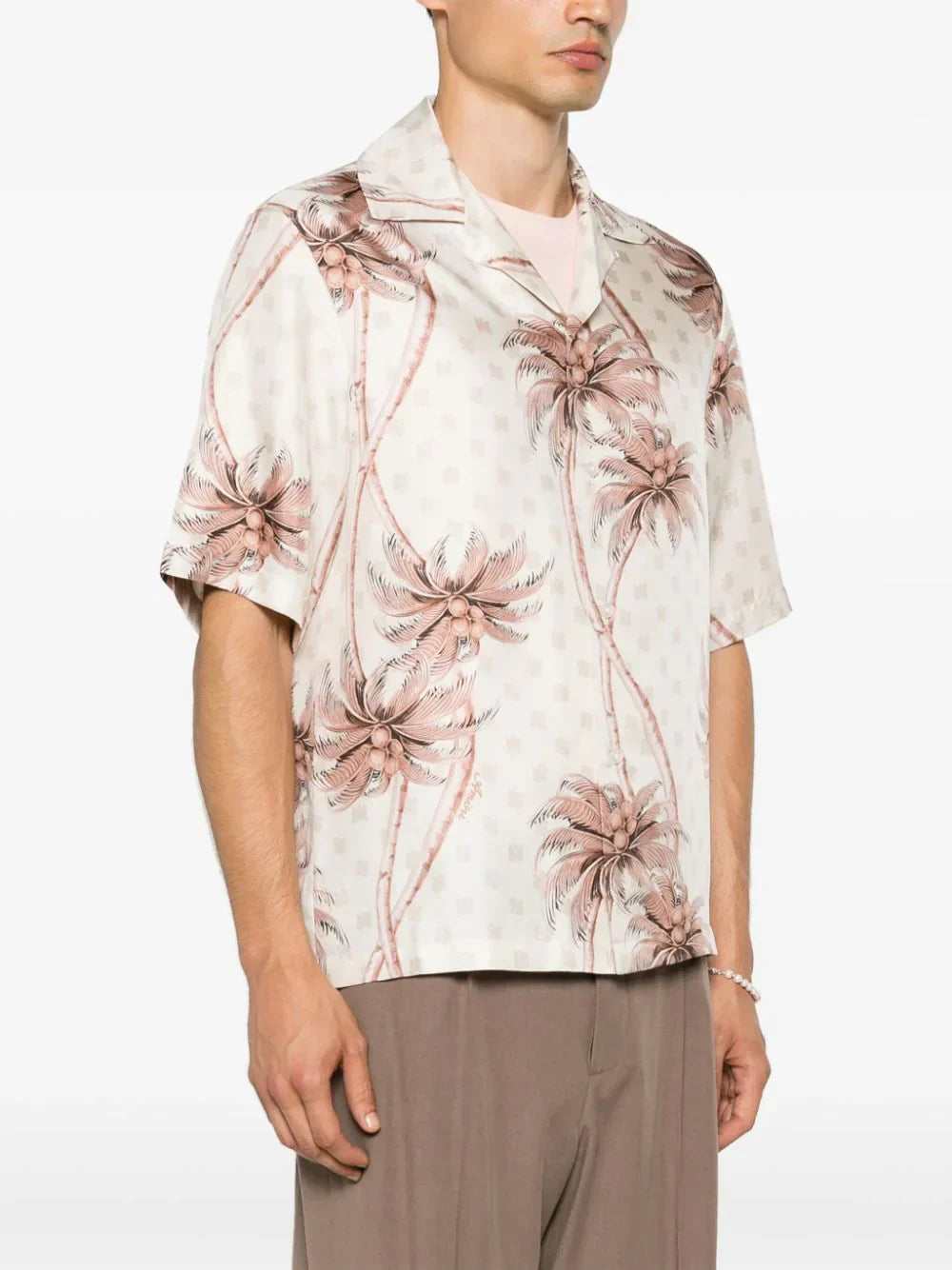 AMIRI Twisted Palms silk shirt
