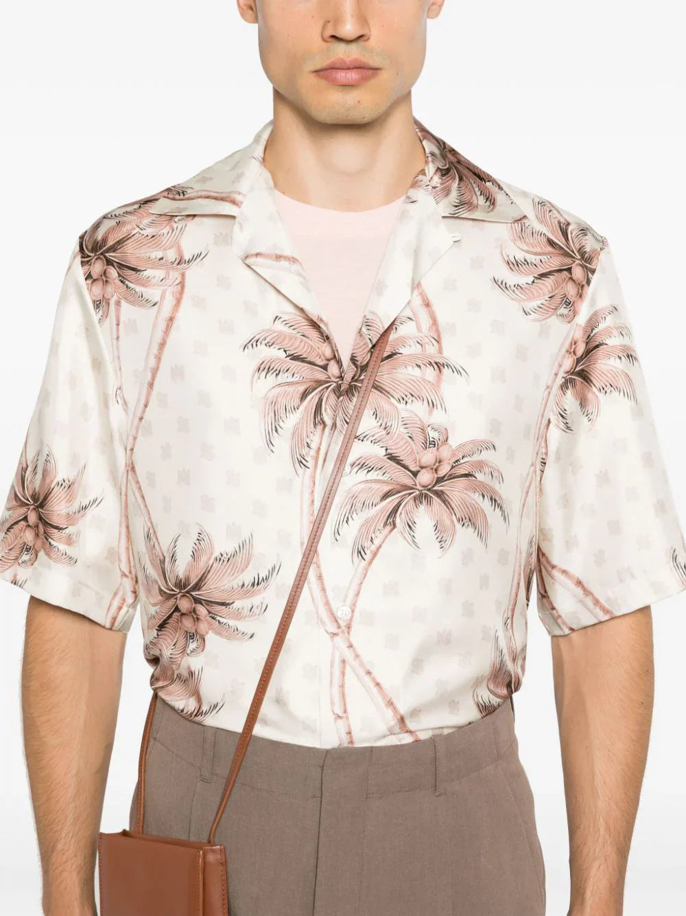 AMIRI Twisted Palms silk shirt