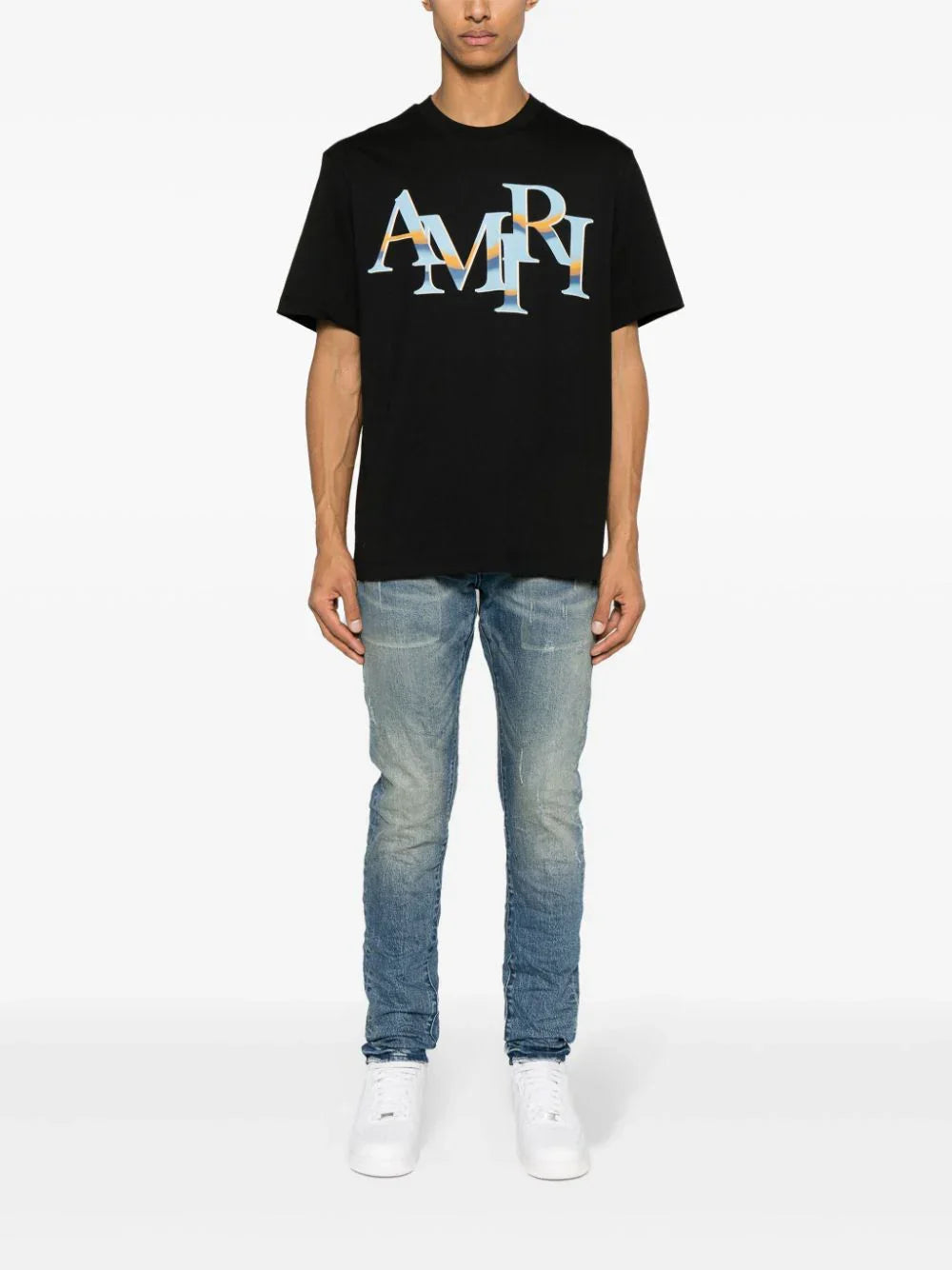AMIRI logo-print cotton T-shirt