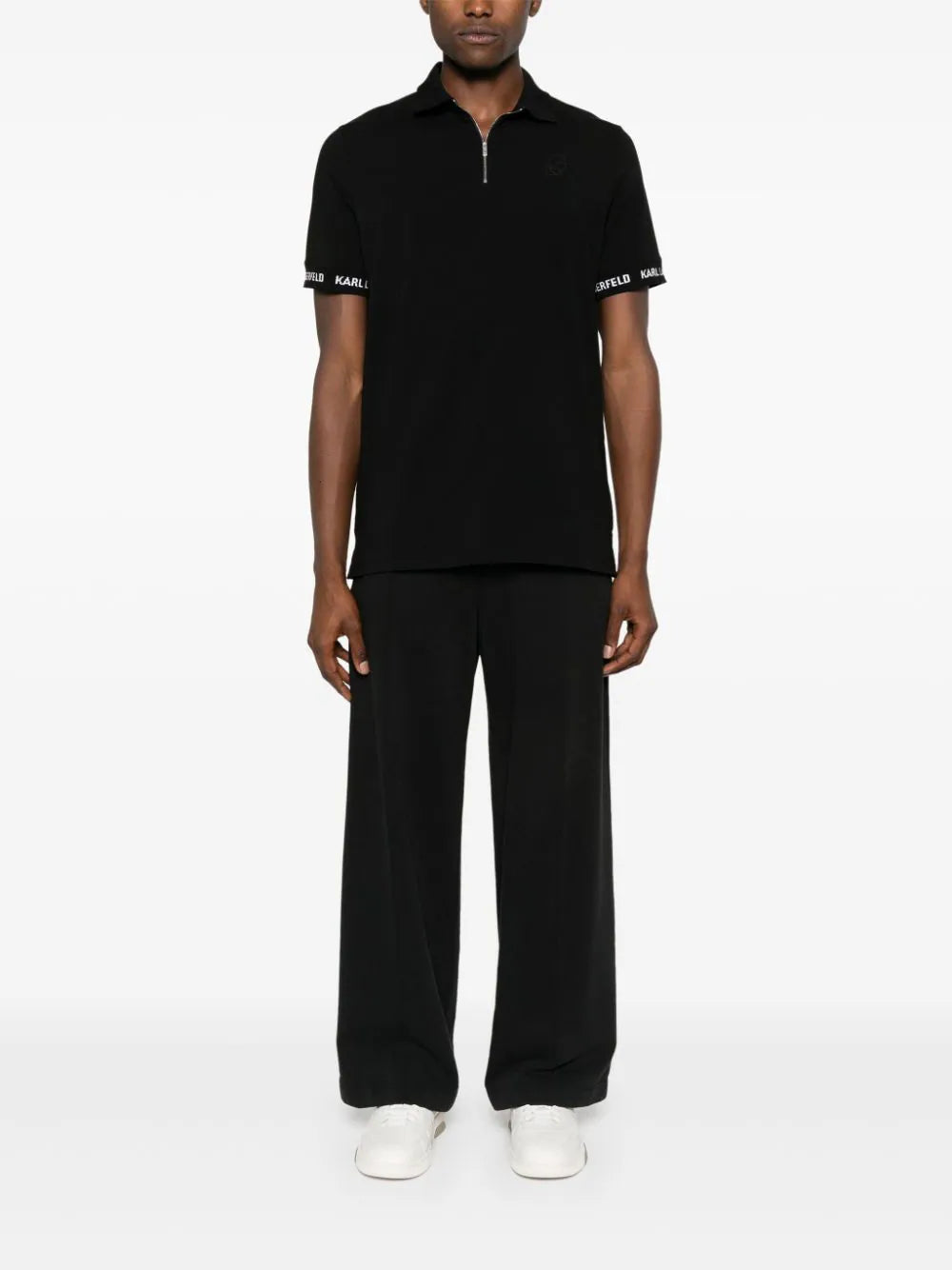 Karl Lagerfeld Ikonik Karl-motif polo shirt