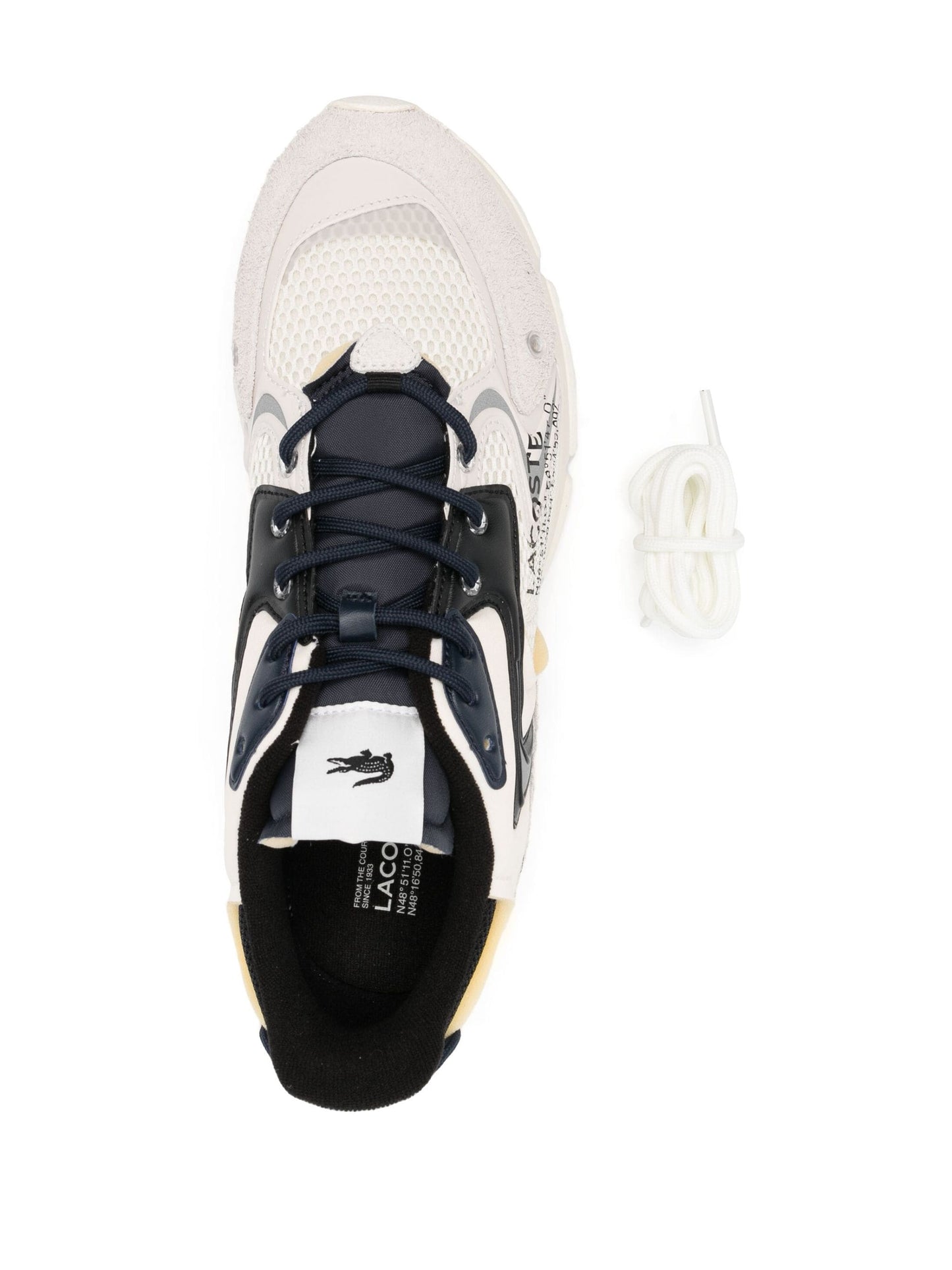 Lacoste logo-print panelled sneakers