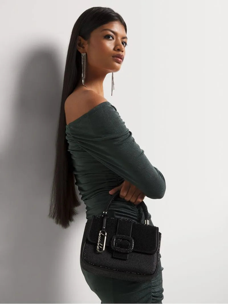 Luella Diamante Buckle Mini Bag
