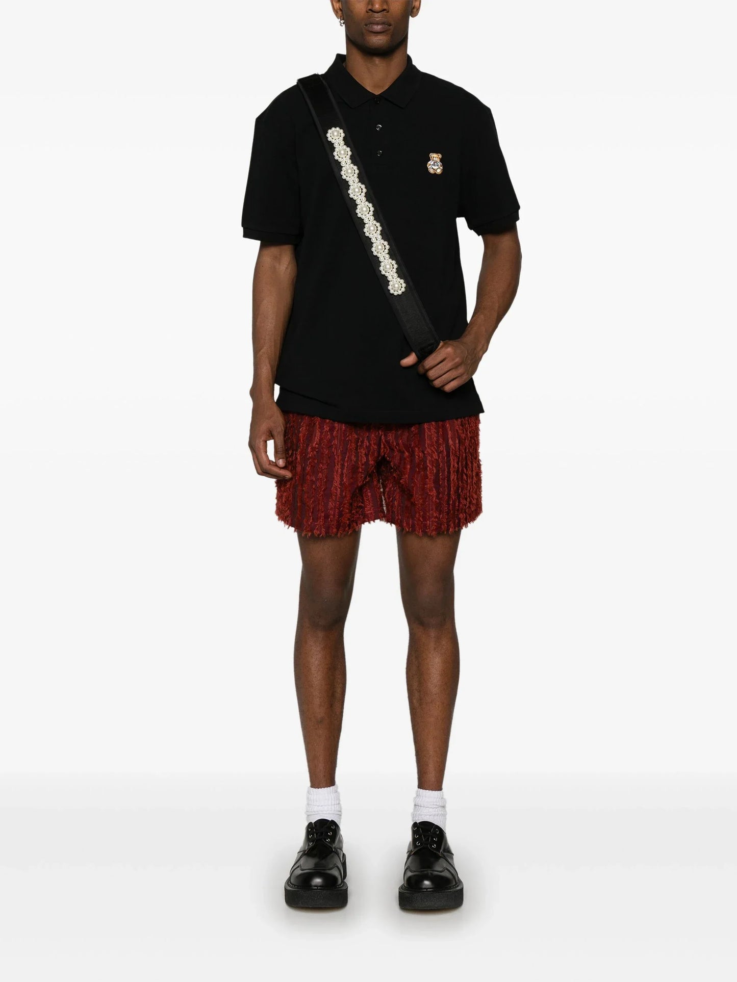 Moschino Teddy Bear-patch polo shirt