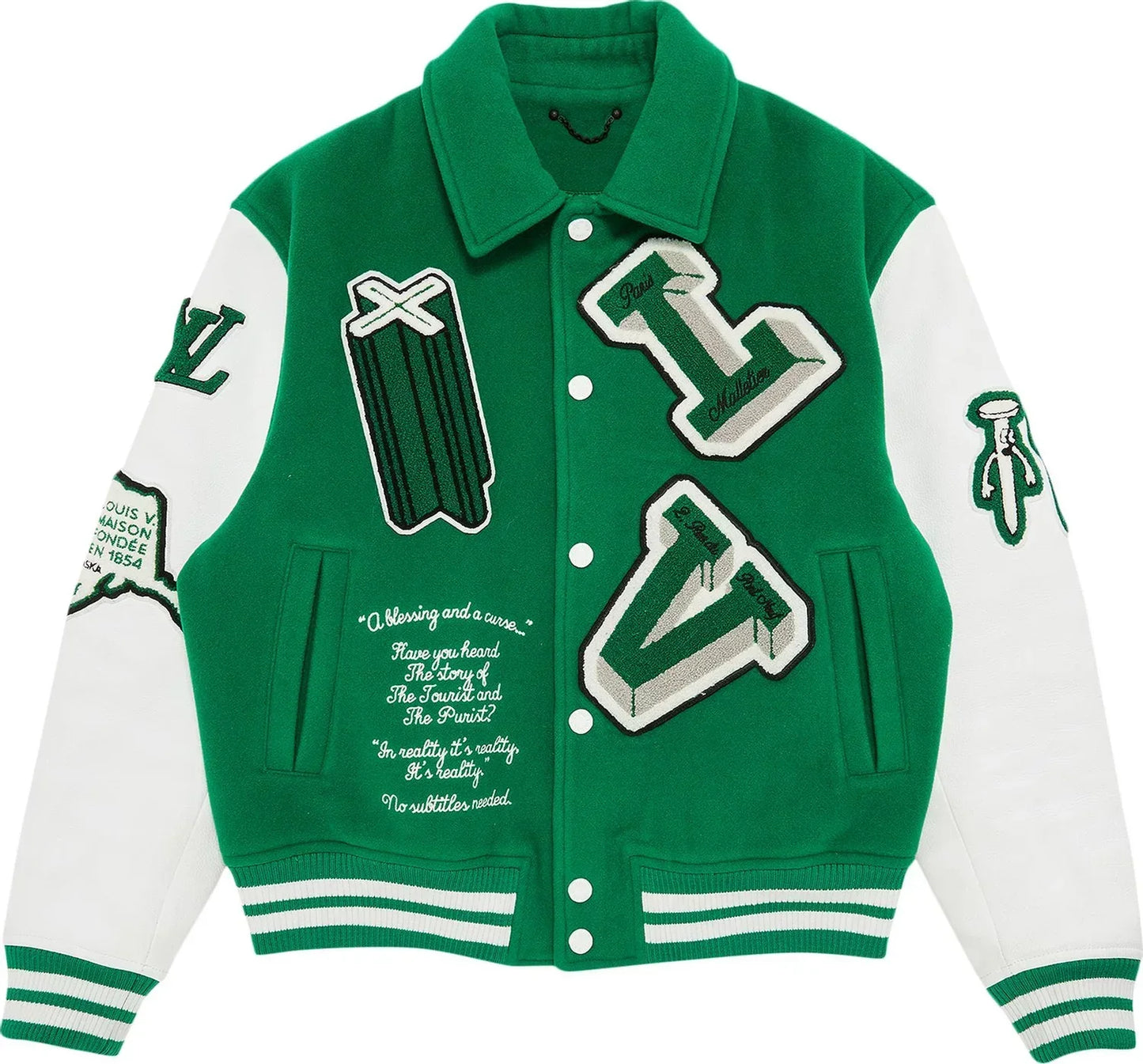 Louis Vuitton Varsity Jacket In Green Clothing