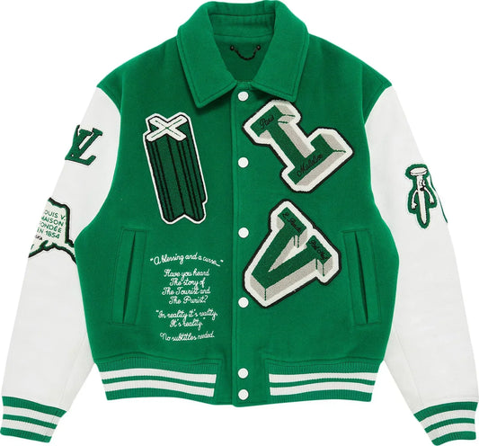 Louis Vuitton Varsity Jacket In Green Clothing