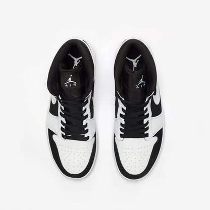 Nike Air Jordan 1 Mid White and Black (Unisex)