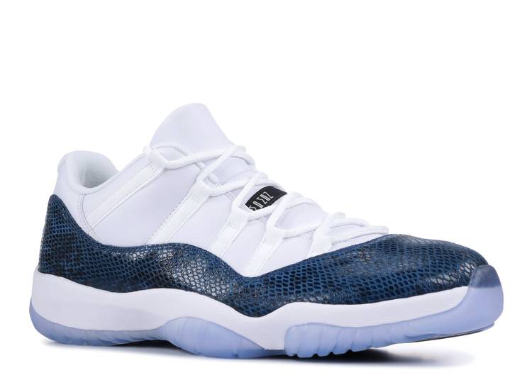 AIR JORDAN 11 RETRO LOW 'NAVY SNAKESKIN' 2019