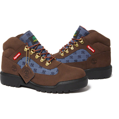 TIMBERLAND FIELD BOOT X SUPREME X NEW YORK YANKEES 'BROWN'