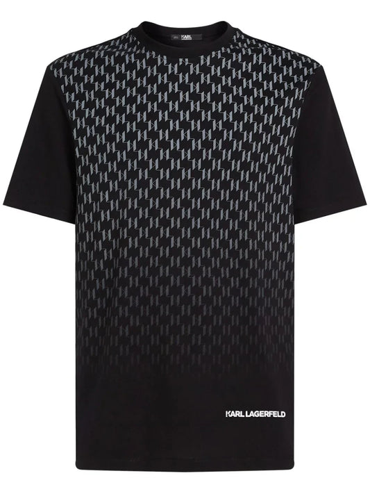 Karl Lagerfeld monogram-print T-shirt