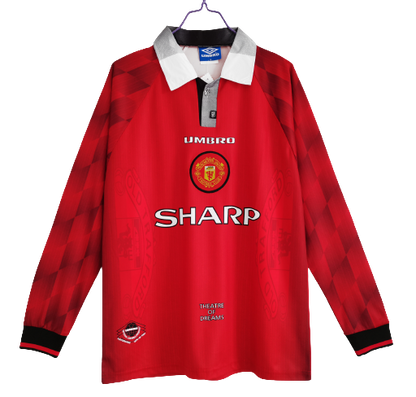 MANCHESTER UNITED 1996 Home Jersey-Long Sleeve