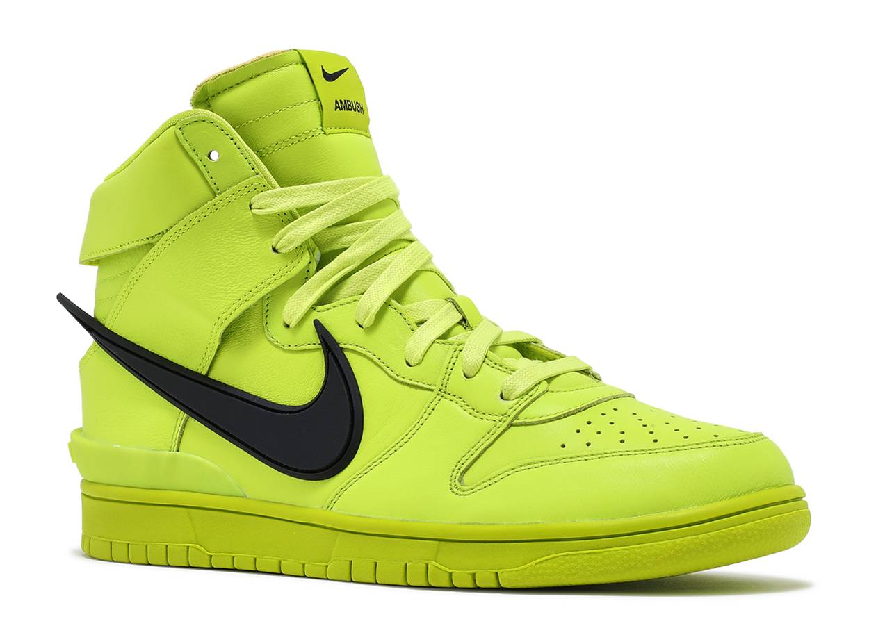 NIKE DUNK HIGH X AMBUSH 'FLASH LIME'