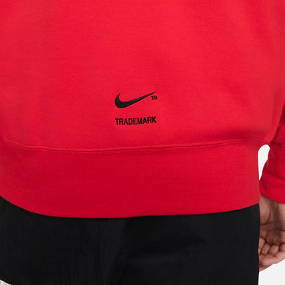 Nike Sportswear Swoosh Tech Fleece Pullover Hoodie 'University Red Black' DD8222-657