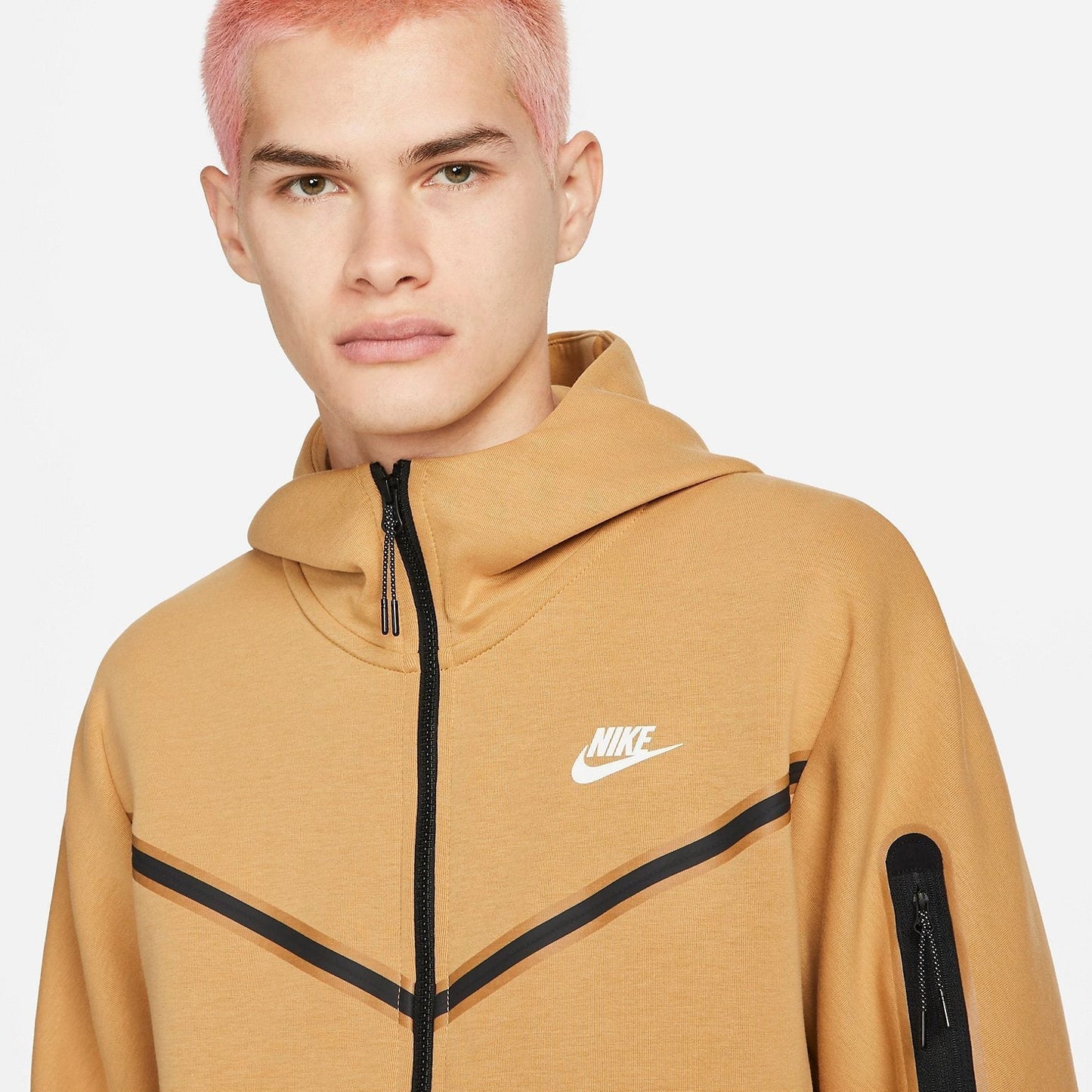 Nike Sportswear Tech Fleece Full-Zip Hoodie Elemental 'Gold Sail' CU4489-722
