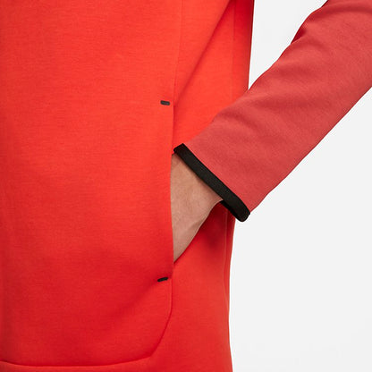 Nike Sportswear Tech Fleece Full-Zip Hoodie 'Madder Root Habanero Red' CU4489-827