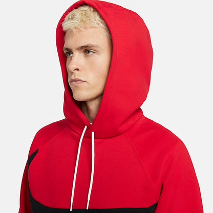 Nike Sportswear Swoosh Tech Fleece Pullover Hoodie 'University Red Black' DD8222-657