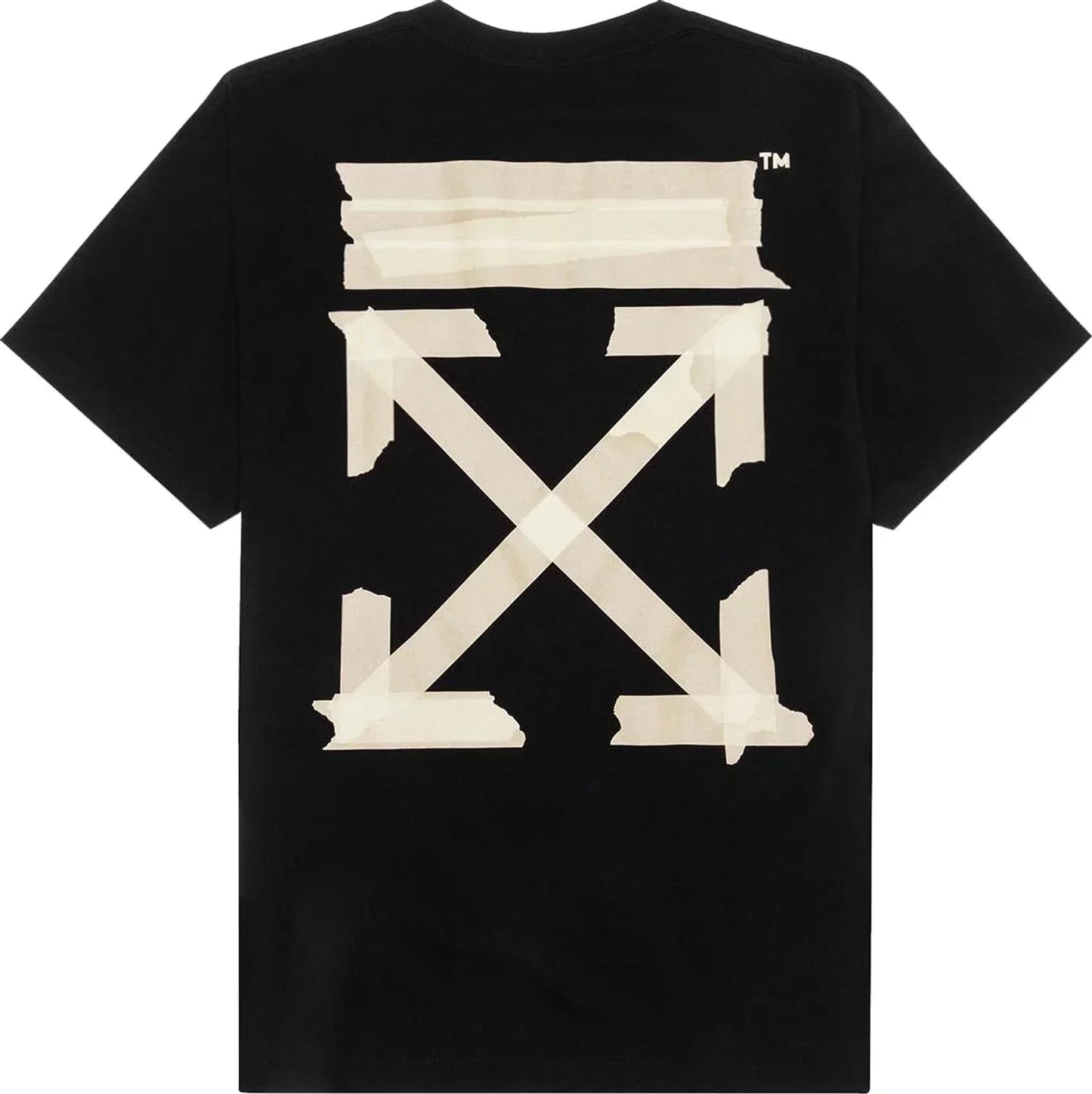 Off-White Tape Arrows Short Sleeve Over T-Shirt 'Black' Clothing