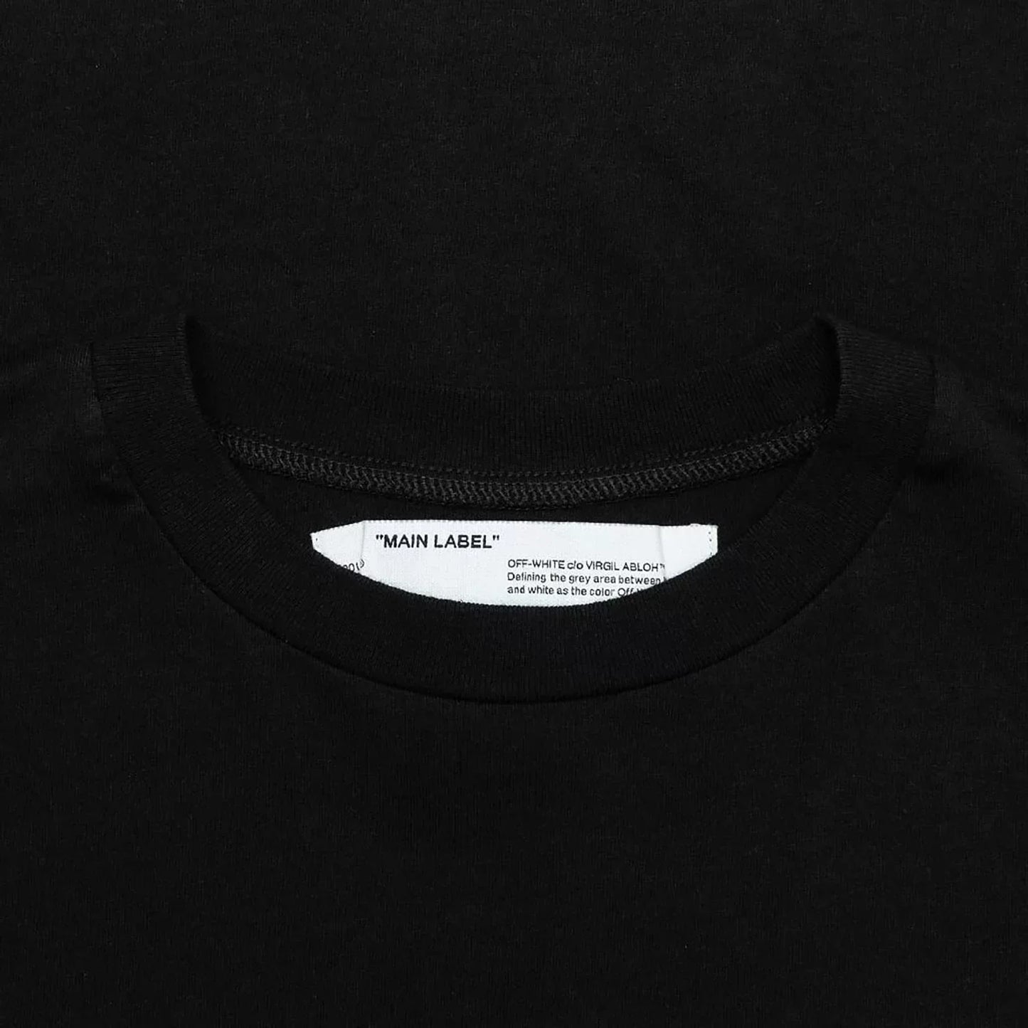 Off-White Tape Arrows Short Sleeve Over T-Shirt 'Black' Clothing