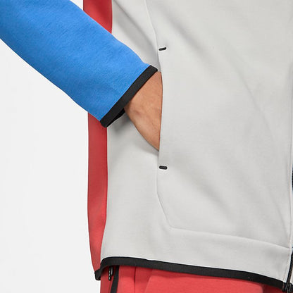 Nike Sportswear Tech Fleece Full-Zip Hoodie 'Lobster Red White' CU4489-605