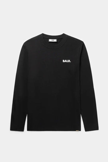 BALR. Olaf Straight Small Logo Longsleeve Jet Black