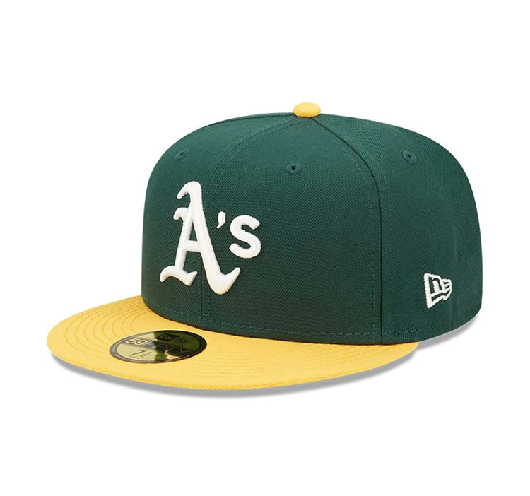 Oakland Athletics 59FIFTY MLB AC Perf Green Cap