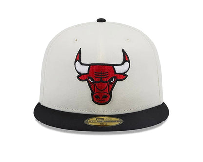 Chicago Bulls 59FIFTY Championships White/Black Cap