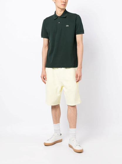 Lacoste chest logo-patch polo shi
