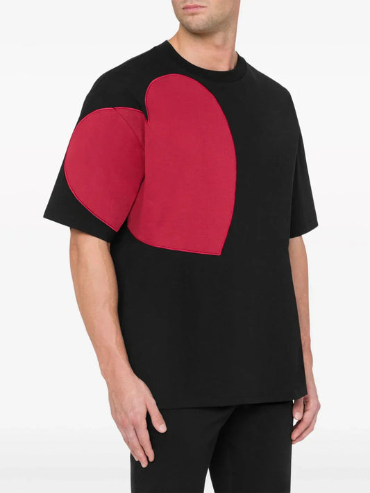 Moschino heart-print cotton T-shirt