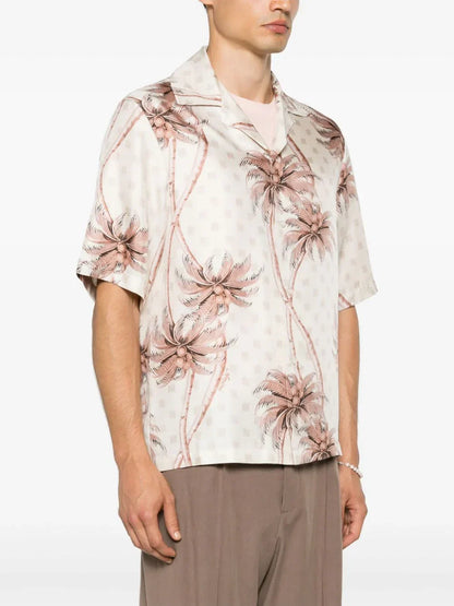 AMIRI Twisted Palms silk shirt