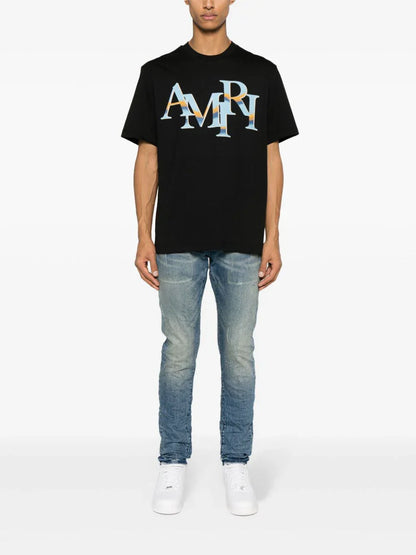 AMIRI logo-print cotton T-shirt