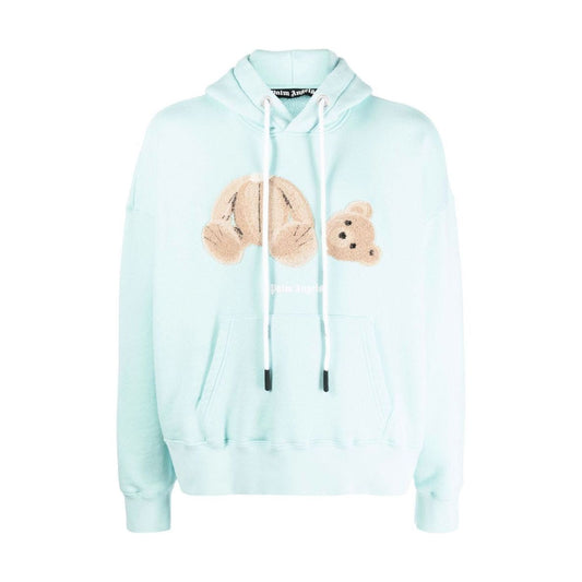 Bear-Print Organic Cotton Hoodie