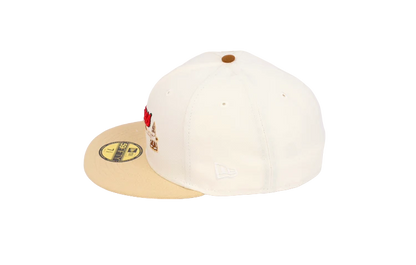 (Final Push) New Era 59Fifty Atlanta Braves 1876 Alternate Logo Side Patch " Eggnog Pack" Fitted Hat