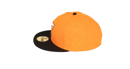 New Era 59Fifty Texas Rangers Arlington Stadium "Kids Classics Pt. 1" Fitted Hat - Orange/Black