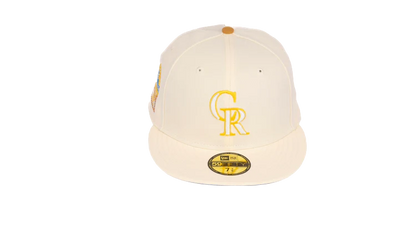 New Era 59Fifty Colorado Rockies 1995 Coors Field "Kid's Classics Pt.1" Fitted Hat - Chrome White