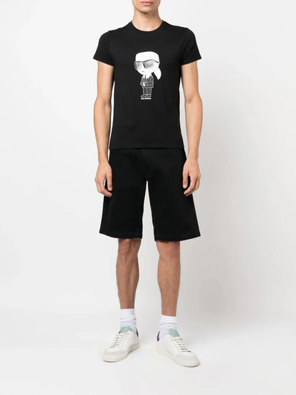 Karl Lagerfeld Ikonik organic-cotton T-sh