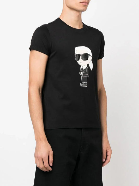Karl Lagerfeld Ikonik organic-cotton T-sh