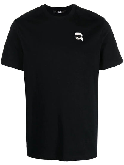 Karl Lagerfeld Ikonik Patch organic-cotton T-shirt