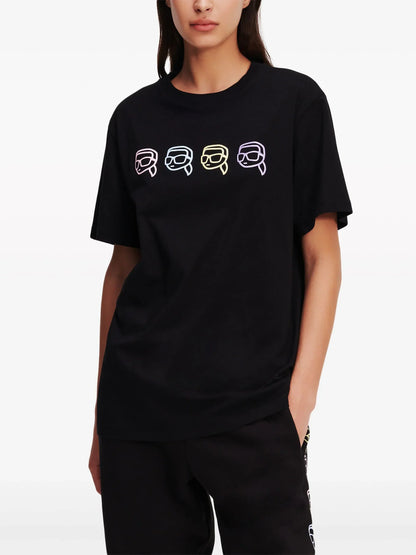 Karl Lagerfeld Ikonik Outline organic-cotton T-shirt
