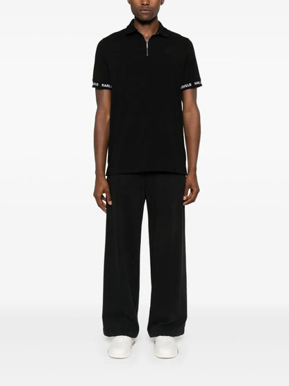 Karl Lagerfeld Ikonik Karl-motif polo shirt