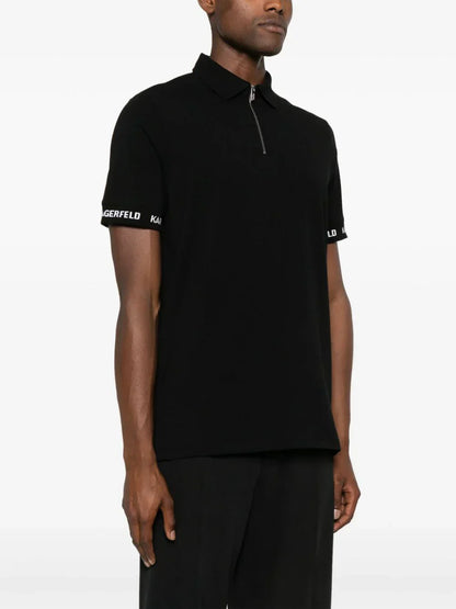 Karl Lagerfeld Ikonik Karl-motif polo shirt