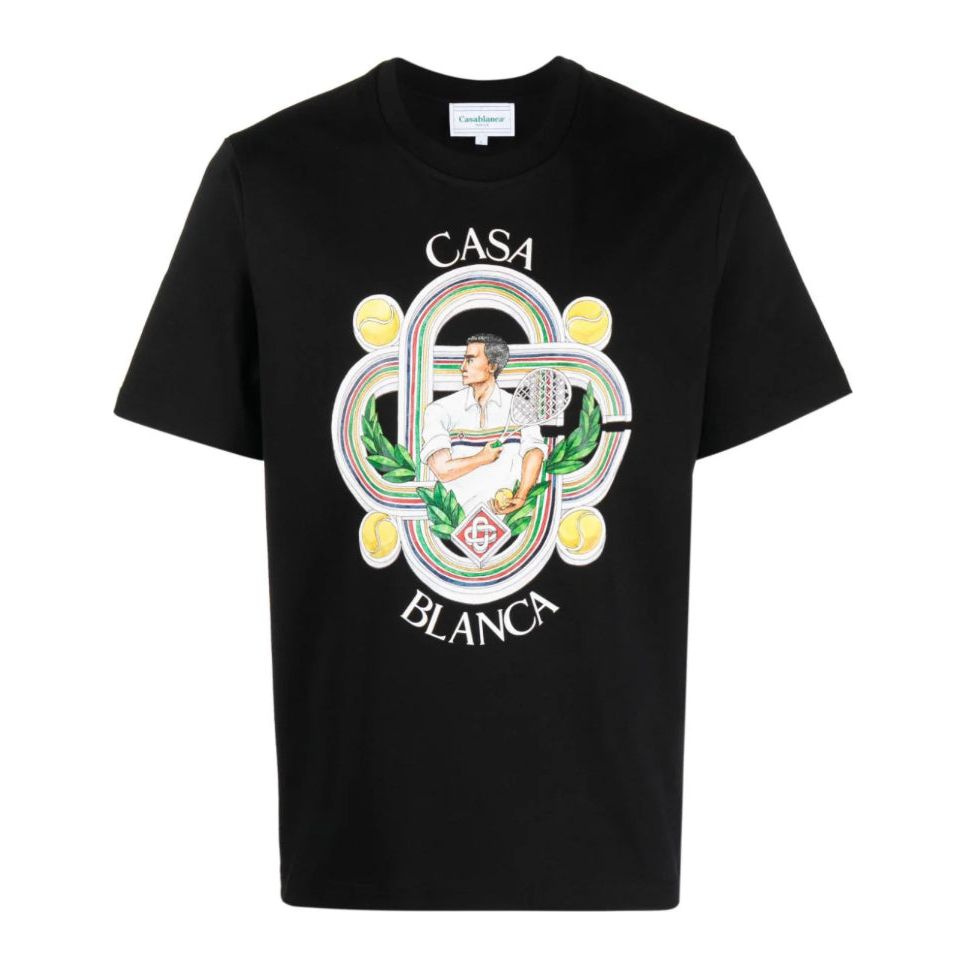 La Joueuse Illustraion-Print T-Shirt