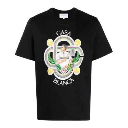 La Joueuse Illustraion-Print T-Shirt