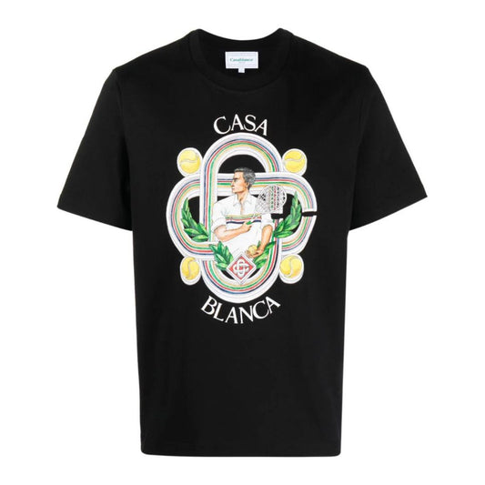 La Joueuse Illustraion-Print T-Shirt