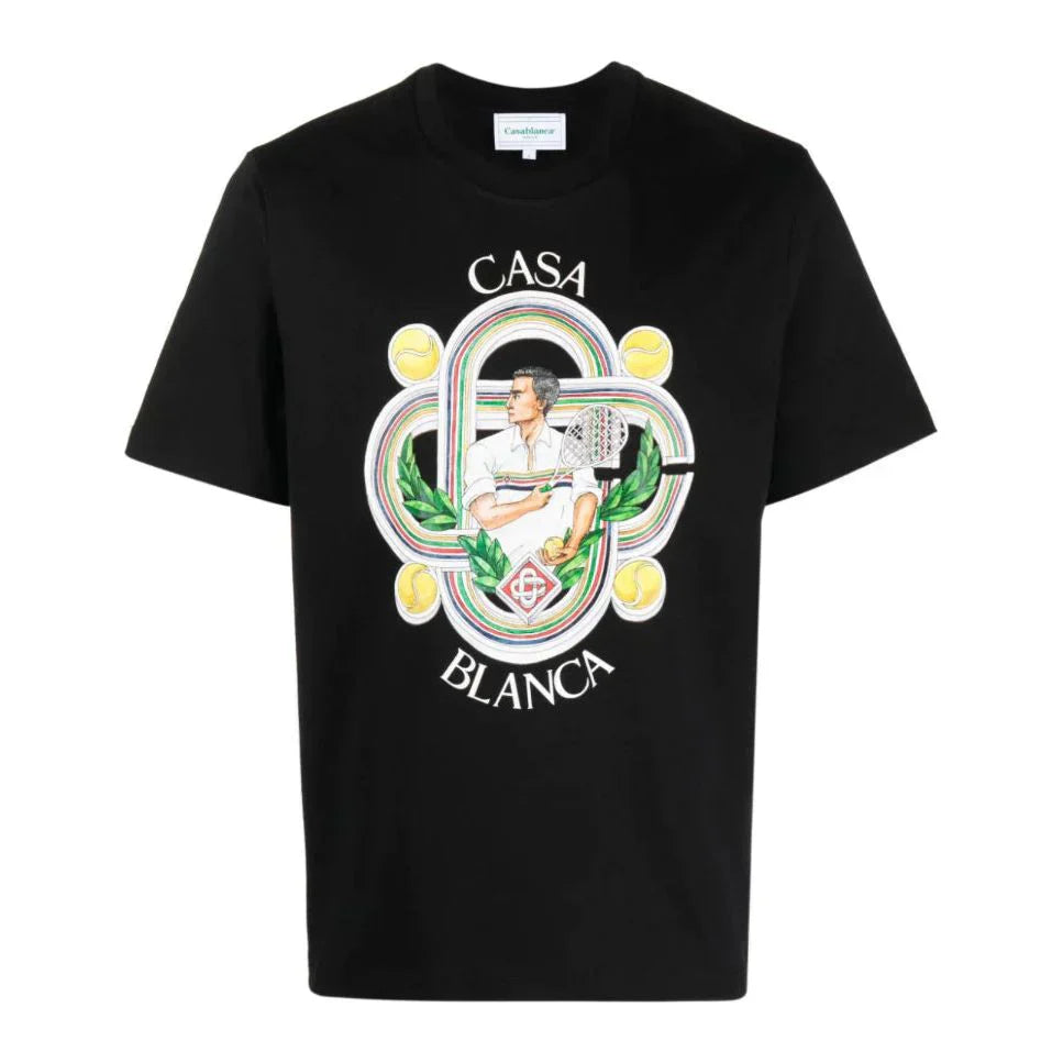 LA JOUEUSE ILLUSTRAION-PRINT T-SHIRT Clothing