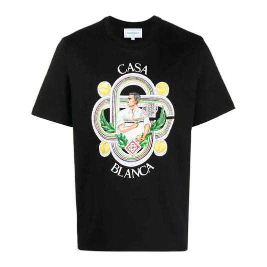 LA JOUEUSE ILLUSTRAION-PRINT T-SHIRT Clothing