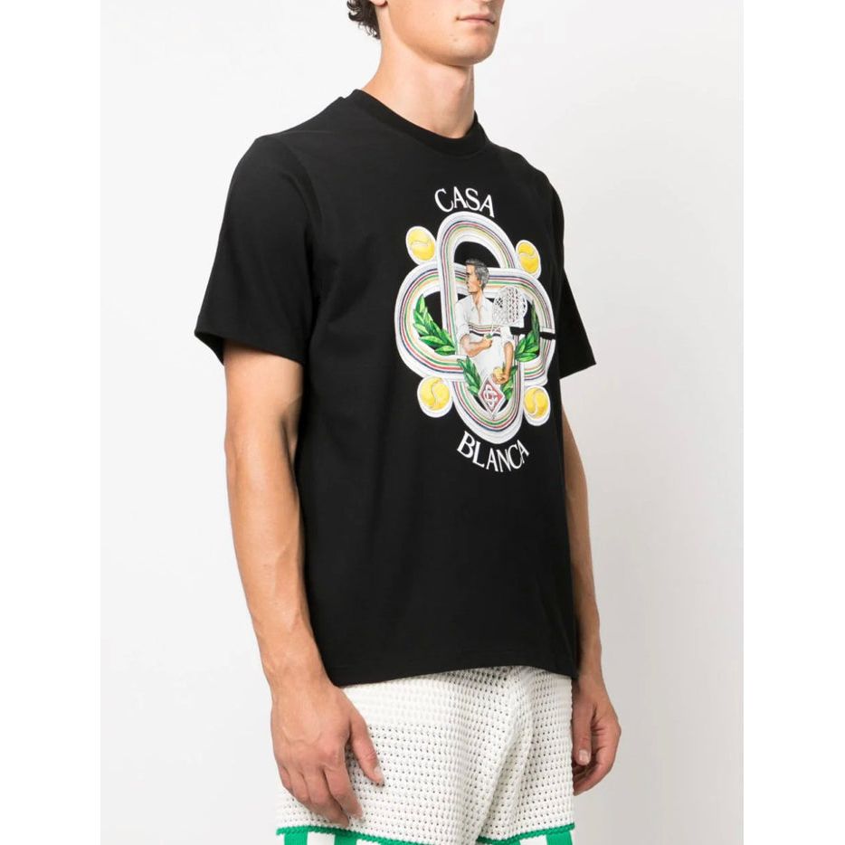 La Joueuse Illustraion-Print T-Shirt